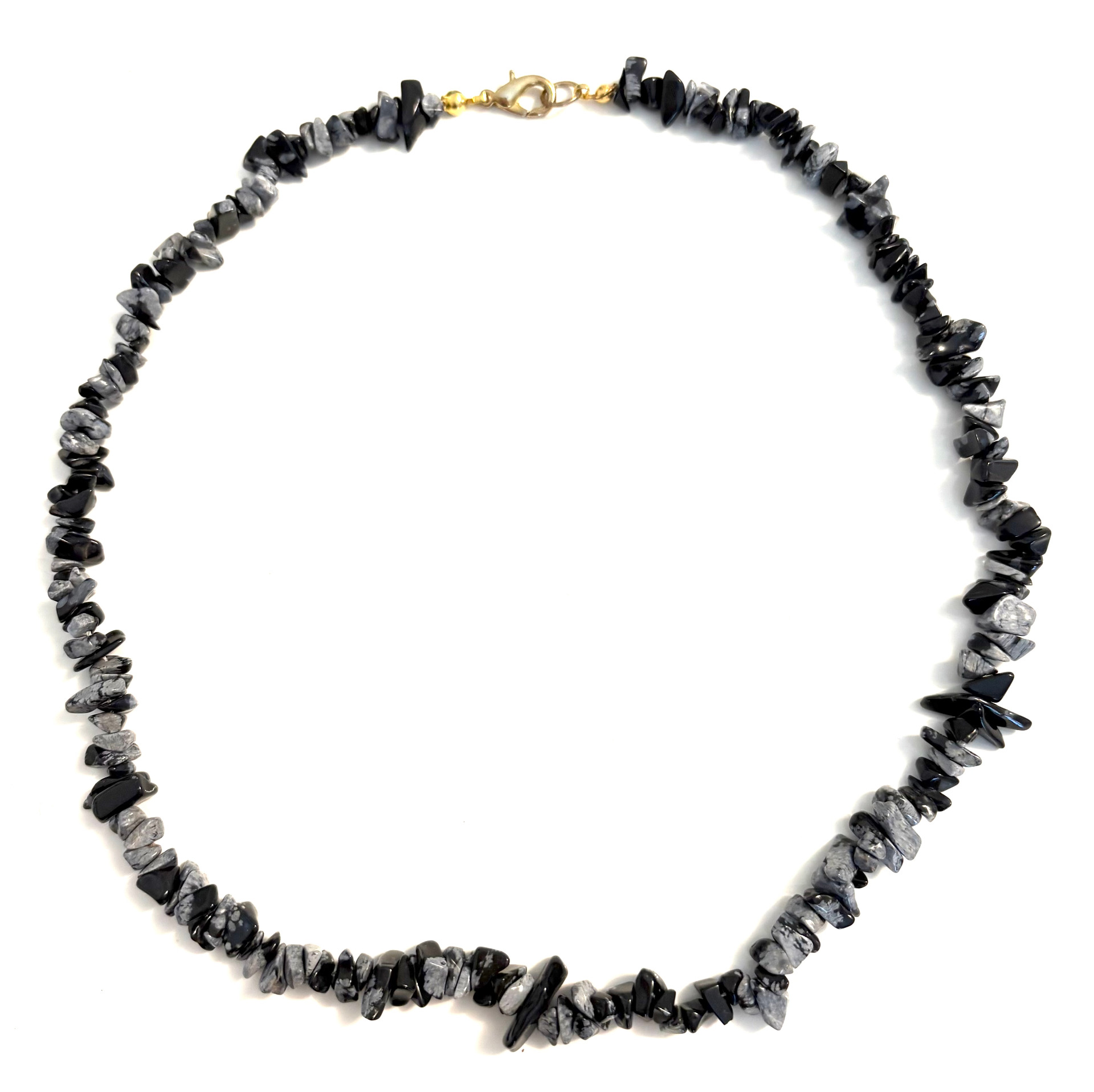 Schneeflockenobsidian Kette