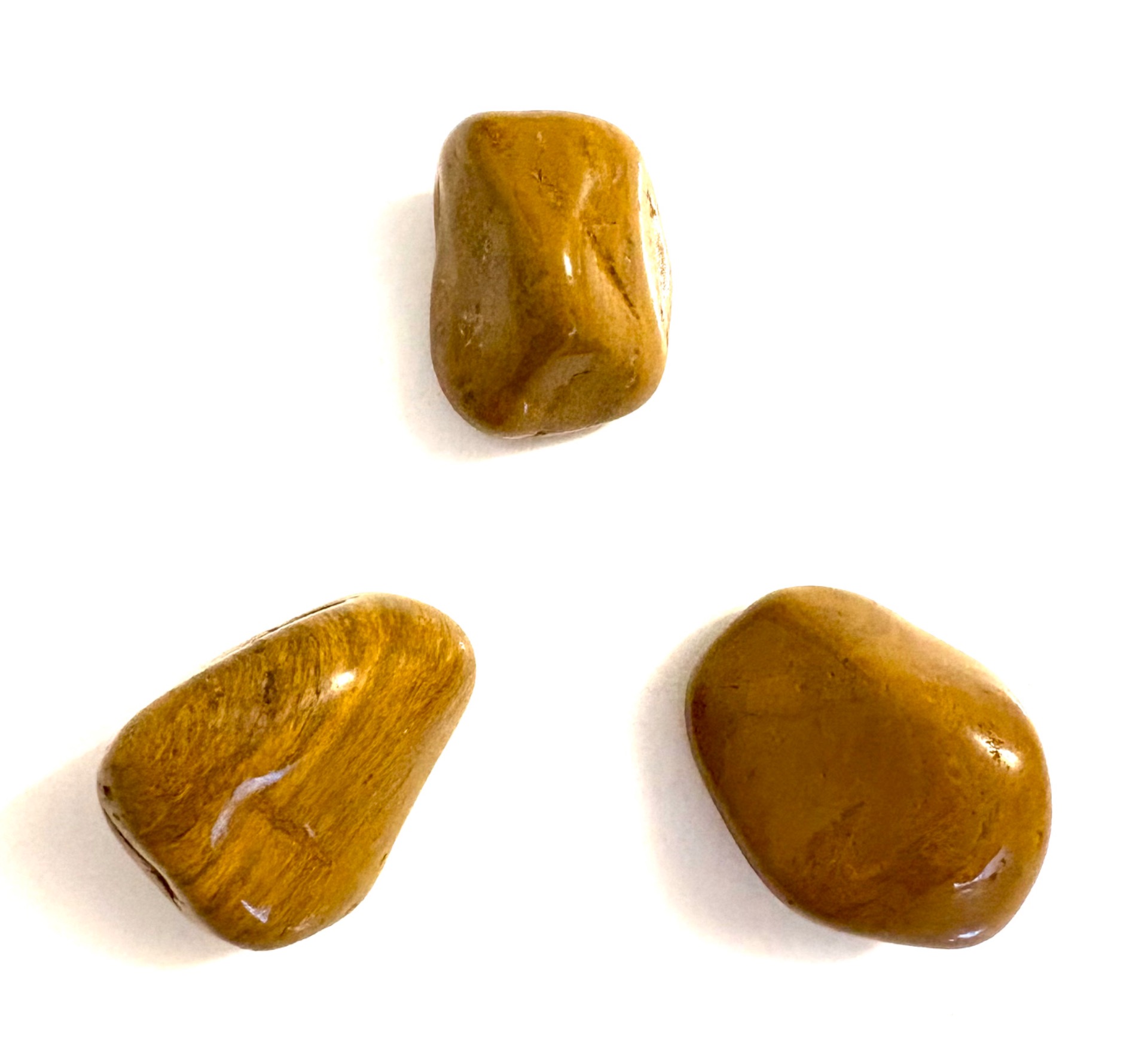 Gelber Jaspis Trommelsteine 