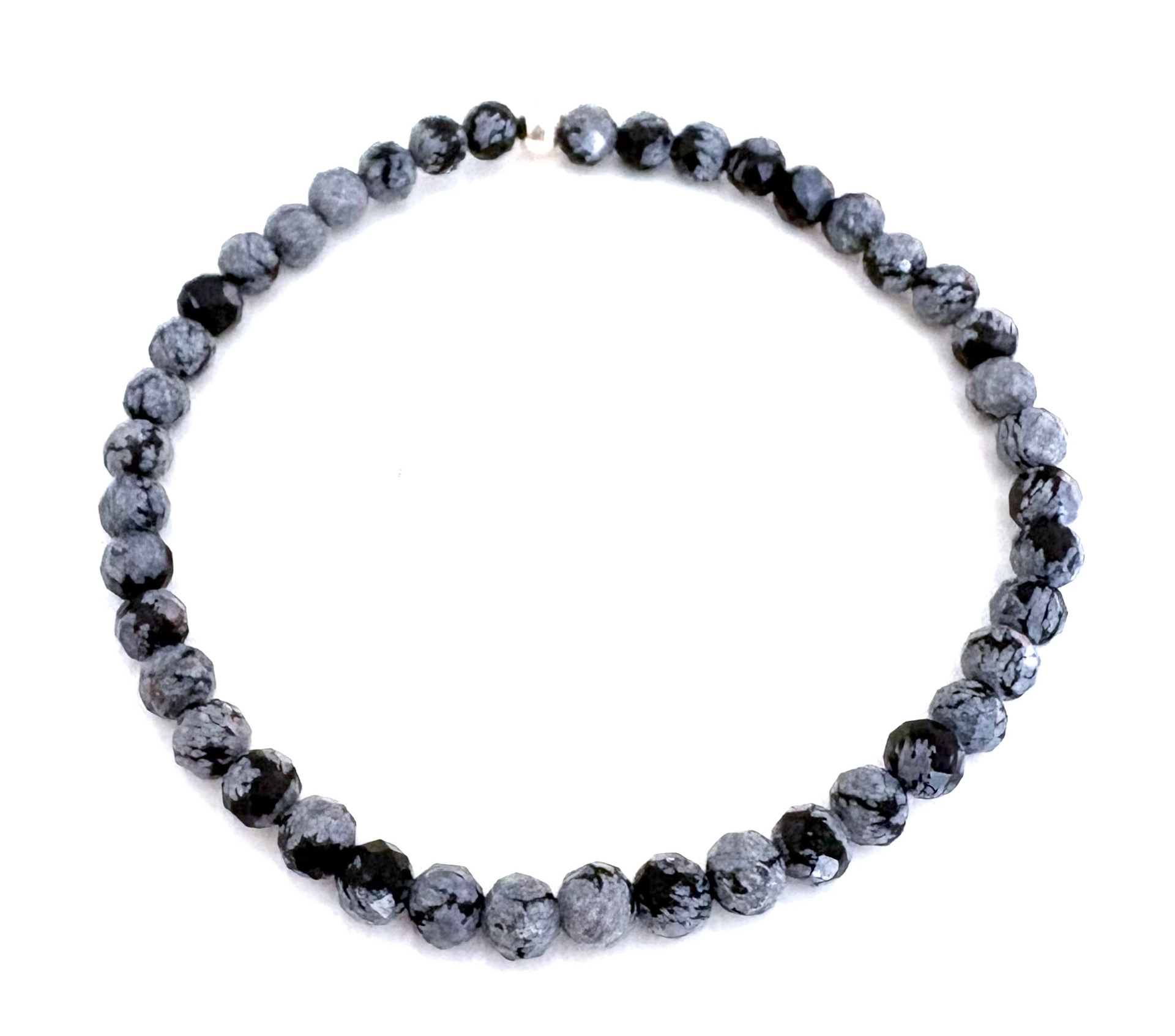 Schneeflockenobsidian Armband