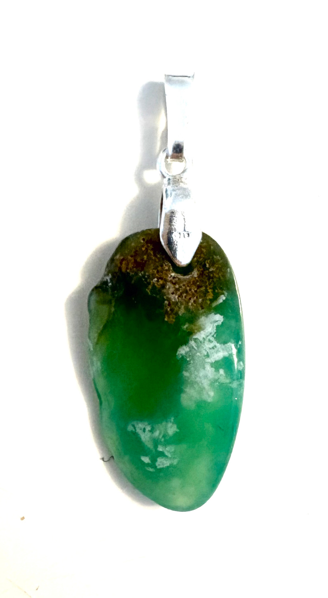 Chrysopras Anhänger