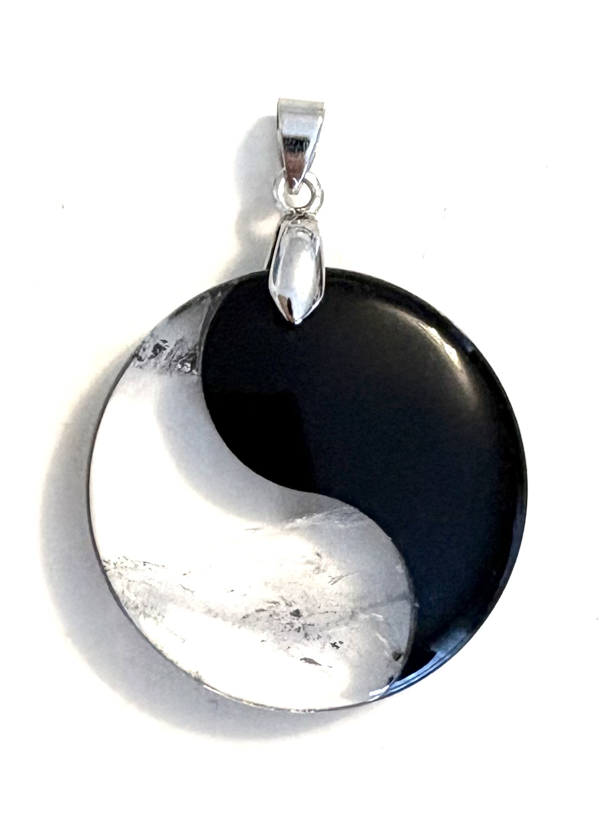 Bergkristall Obsidian Anhänger