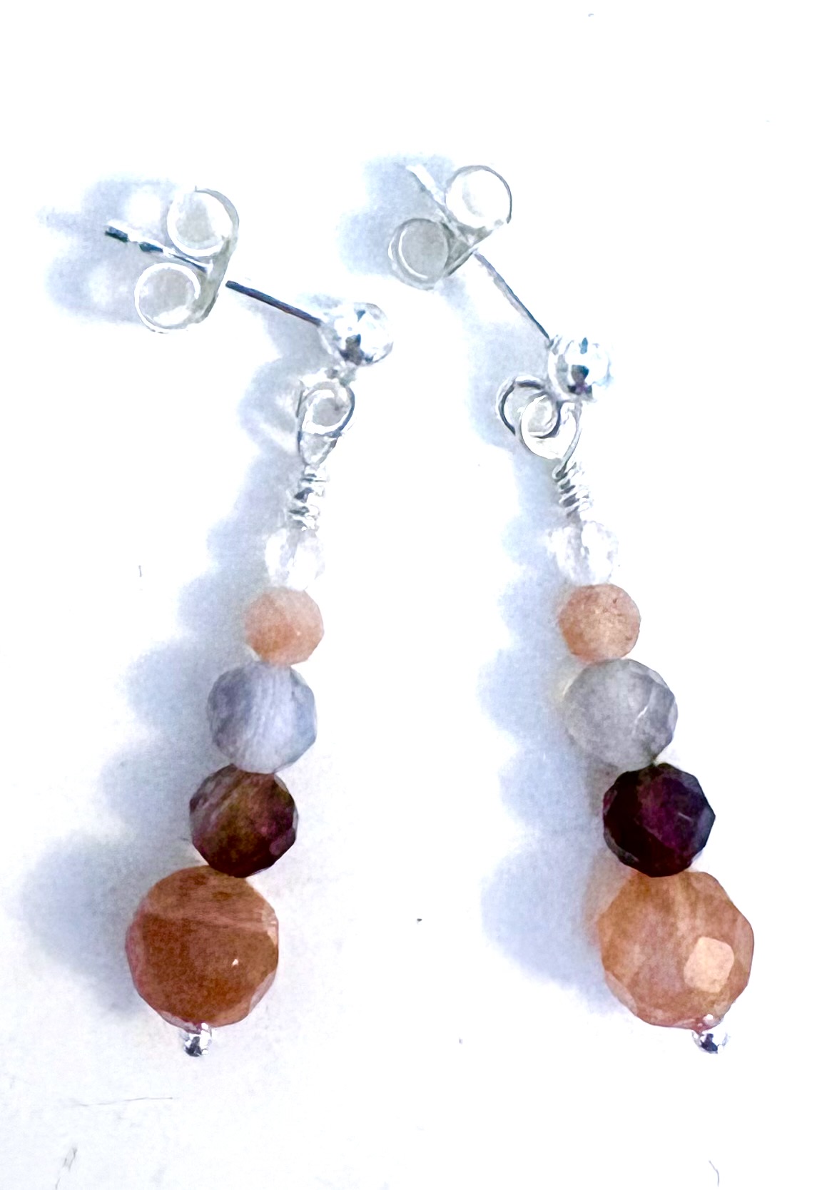 Mondstein Ohrstecker