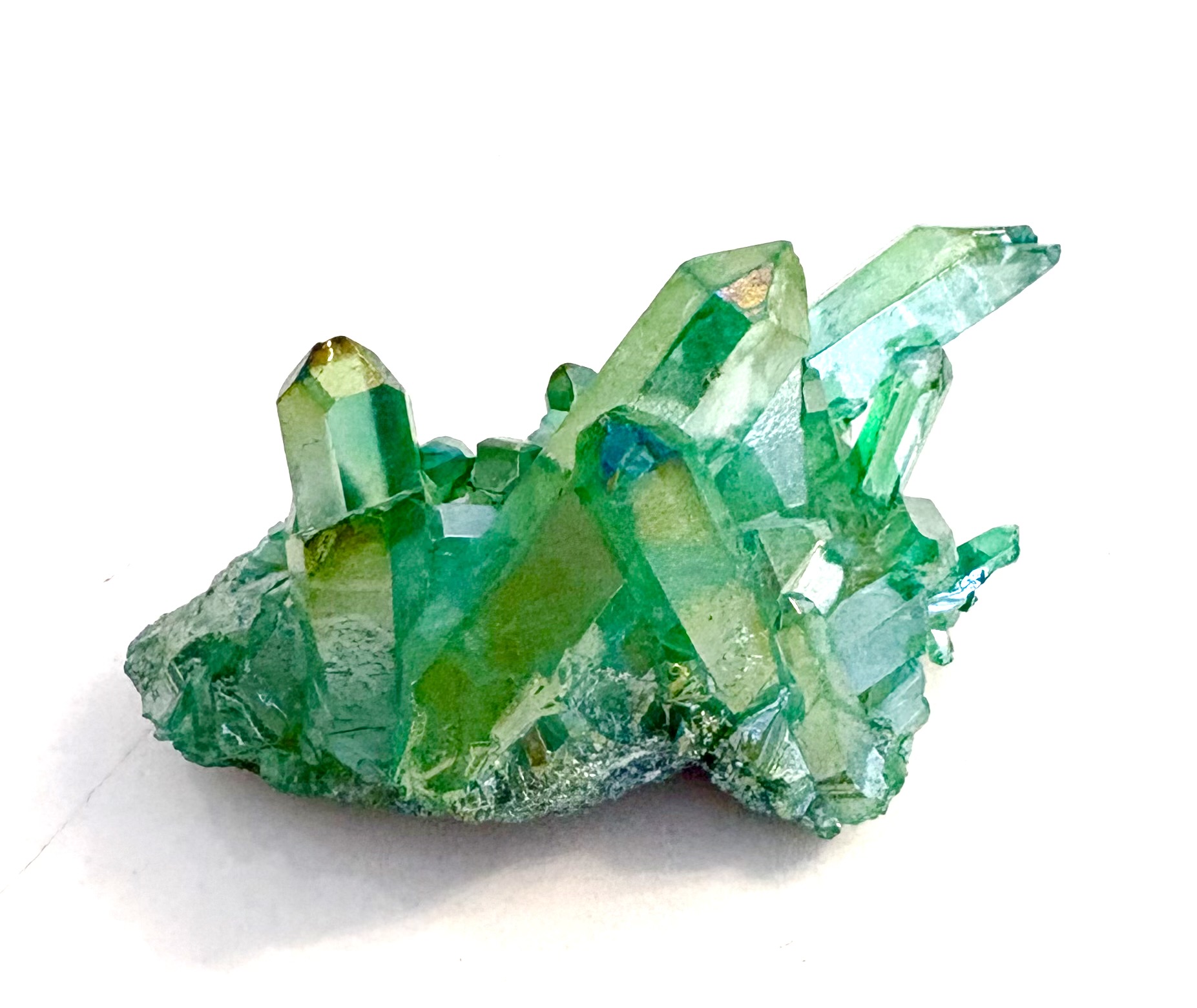 Bergkristall bedampft