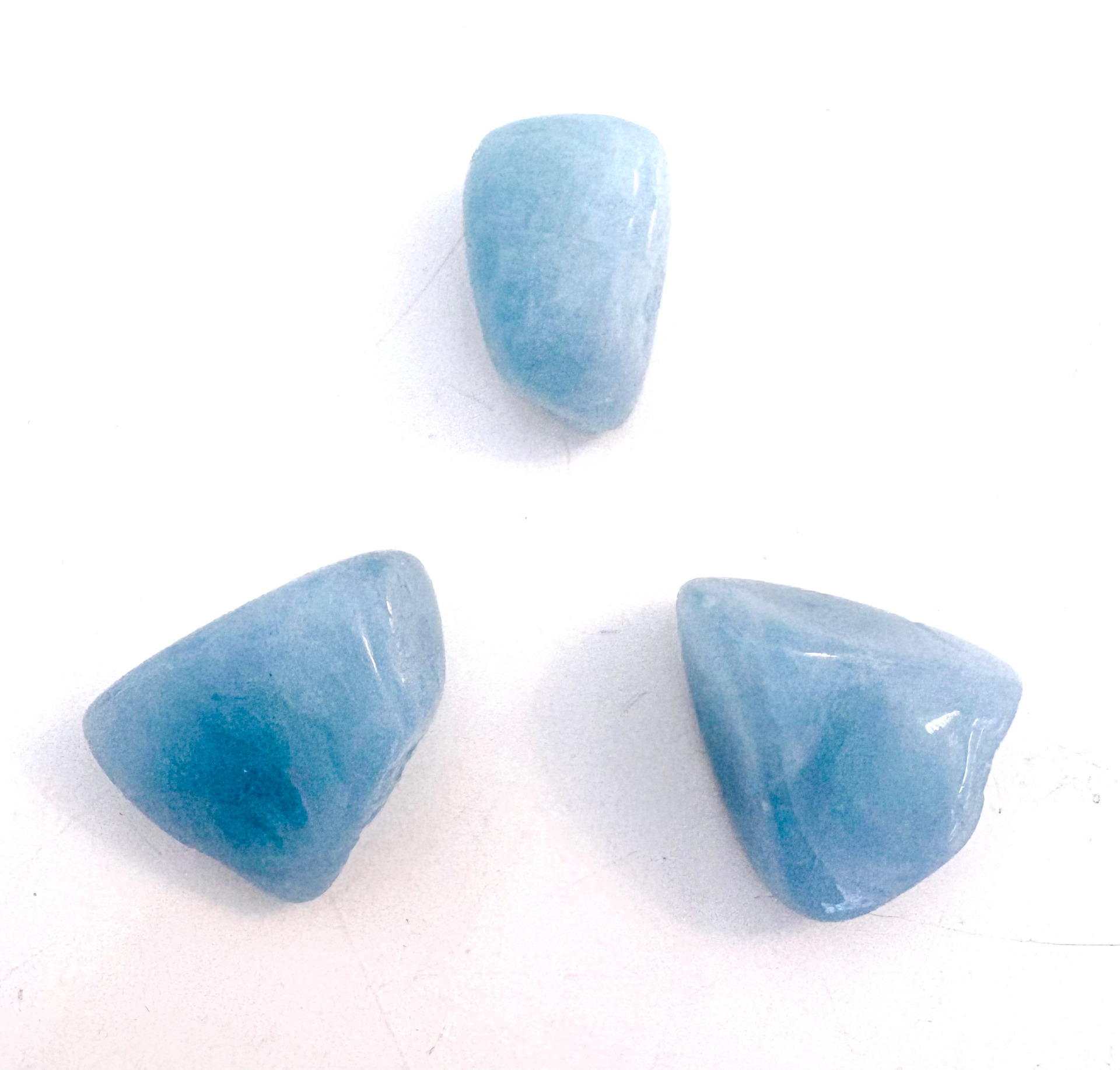 Aquamarin Trommelsteine